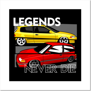 honda legend never die Posters and Art